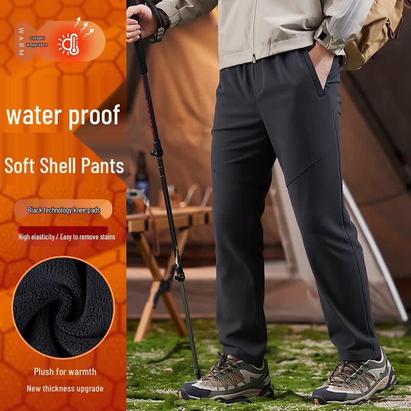 Jeep Men's Winter Waterproof Windproof Softshell Hiking Pants