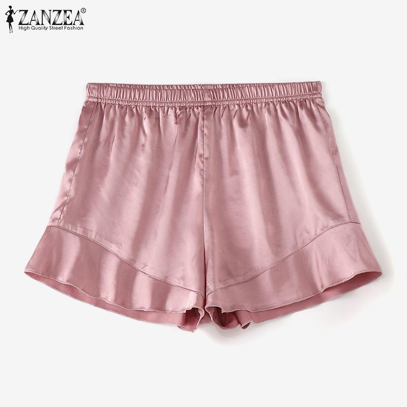 ZANZEA Damskie letnie luźne koronkowe spodenki nocne