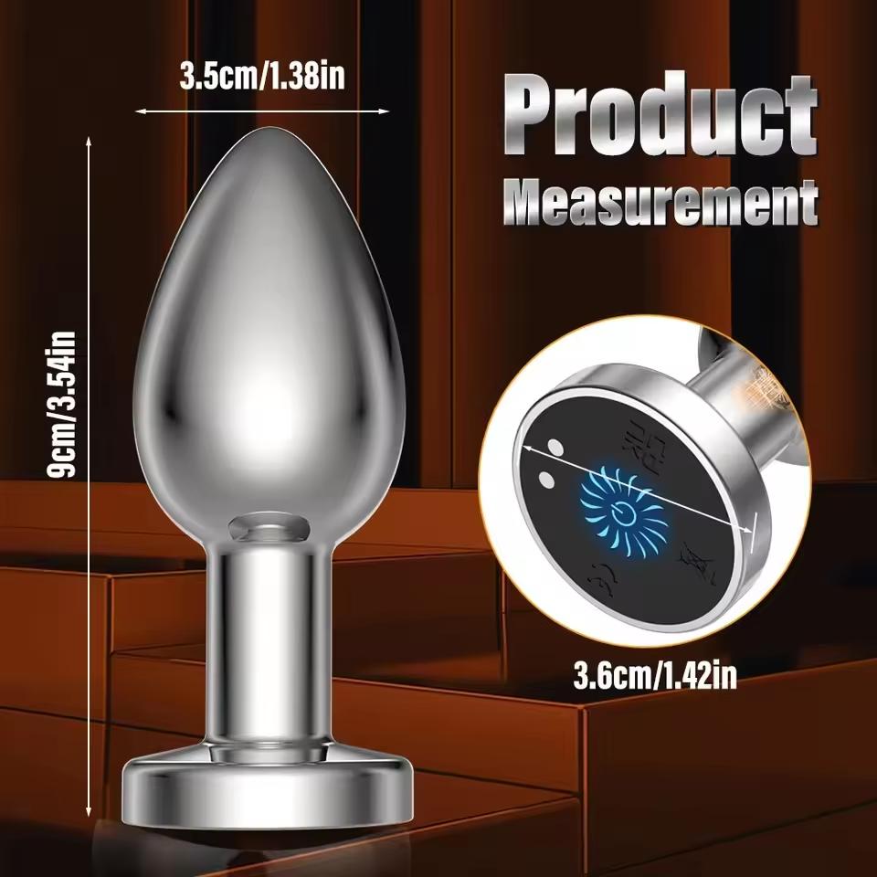 Anal Vibrator Male Wireless Butt Plug Remote Control Prostate Massager Female Clit Stimulator Masturbator Sex Toy for Couple