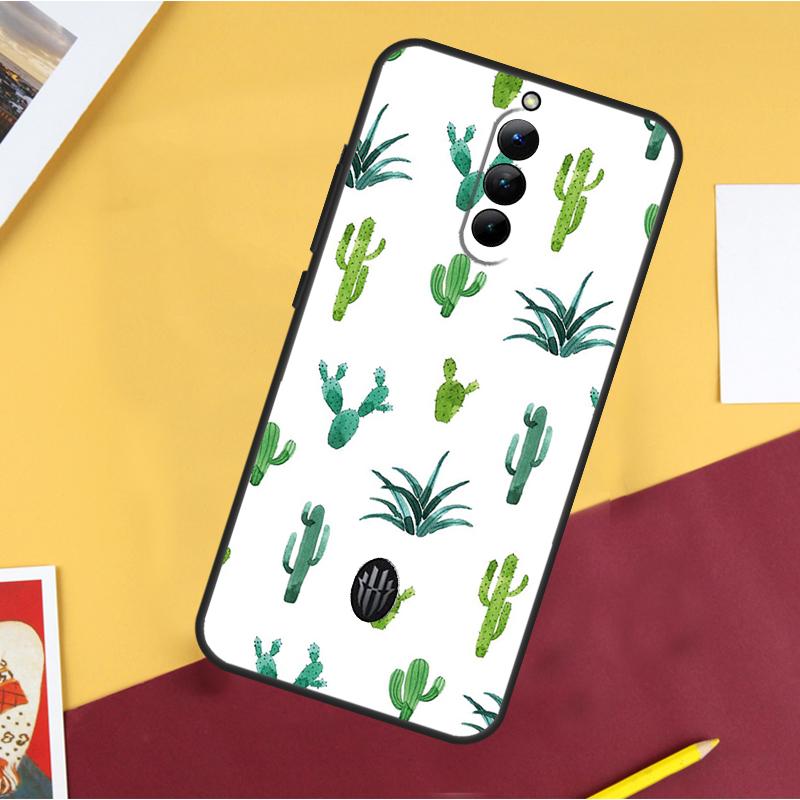 Plant Cactus Case For ZTE Nubia Red Magic 11 Pro 9 8 8S 9S 10S 10 Pro Plus 6R 6 7 6S 7S Pro 10 Air Cover