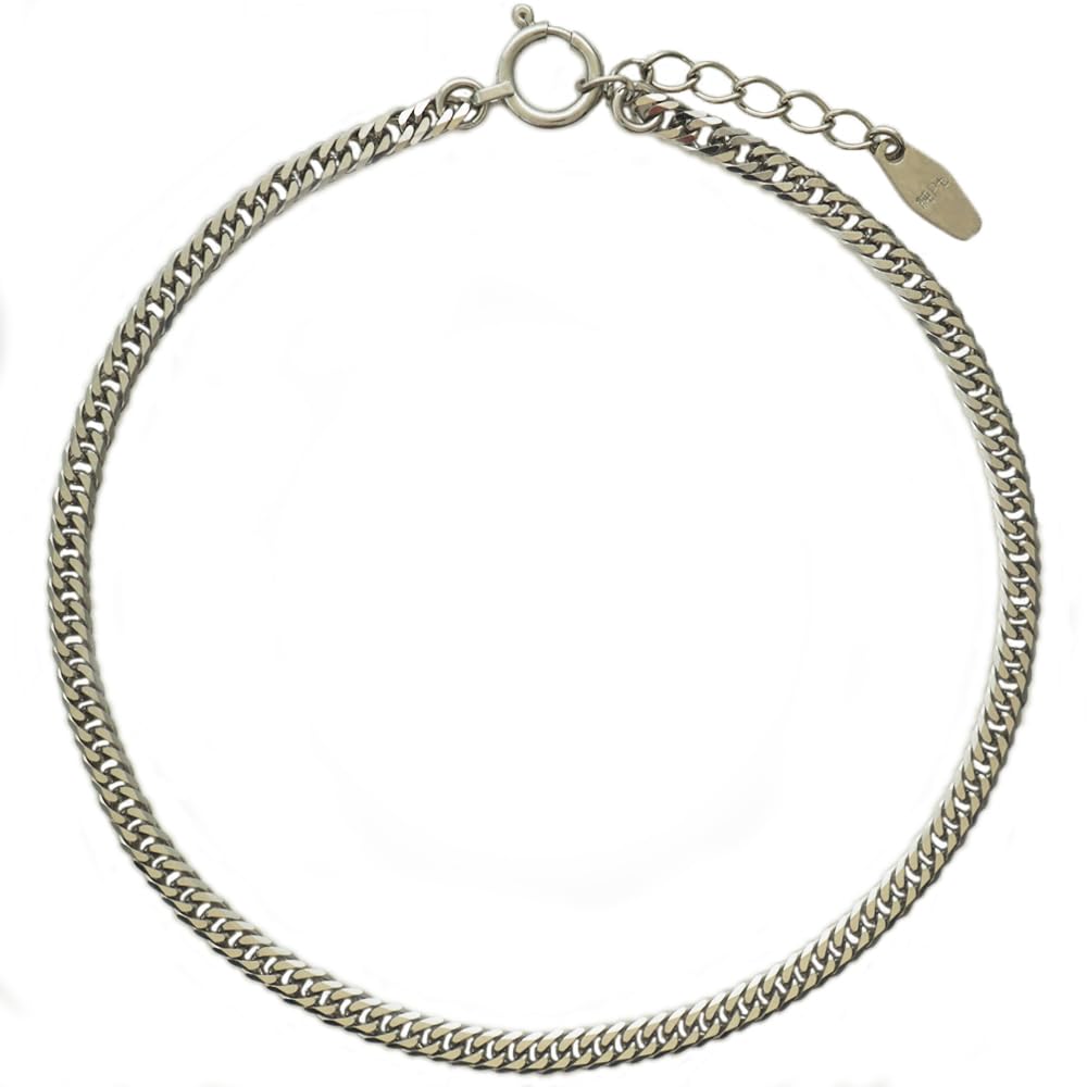 

[APRE] Pure Platinum Kihei Double 6-Sided Bracelet, 16-18cm, Adjustable, 3g, Hallmarked, Kihei Chain, 6-Sided Double, 16cm, 17cm, 18cm, Pt1000