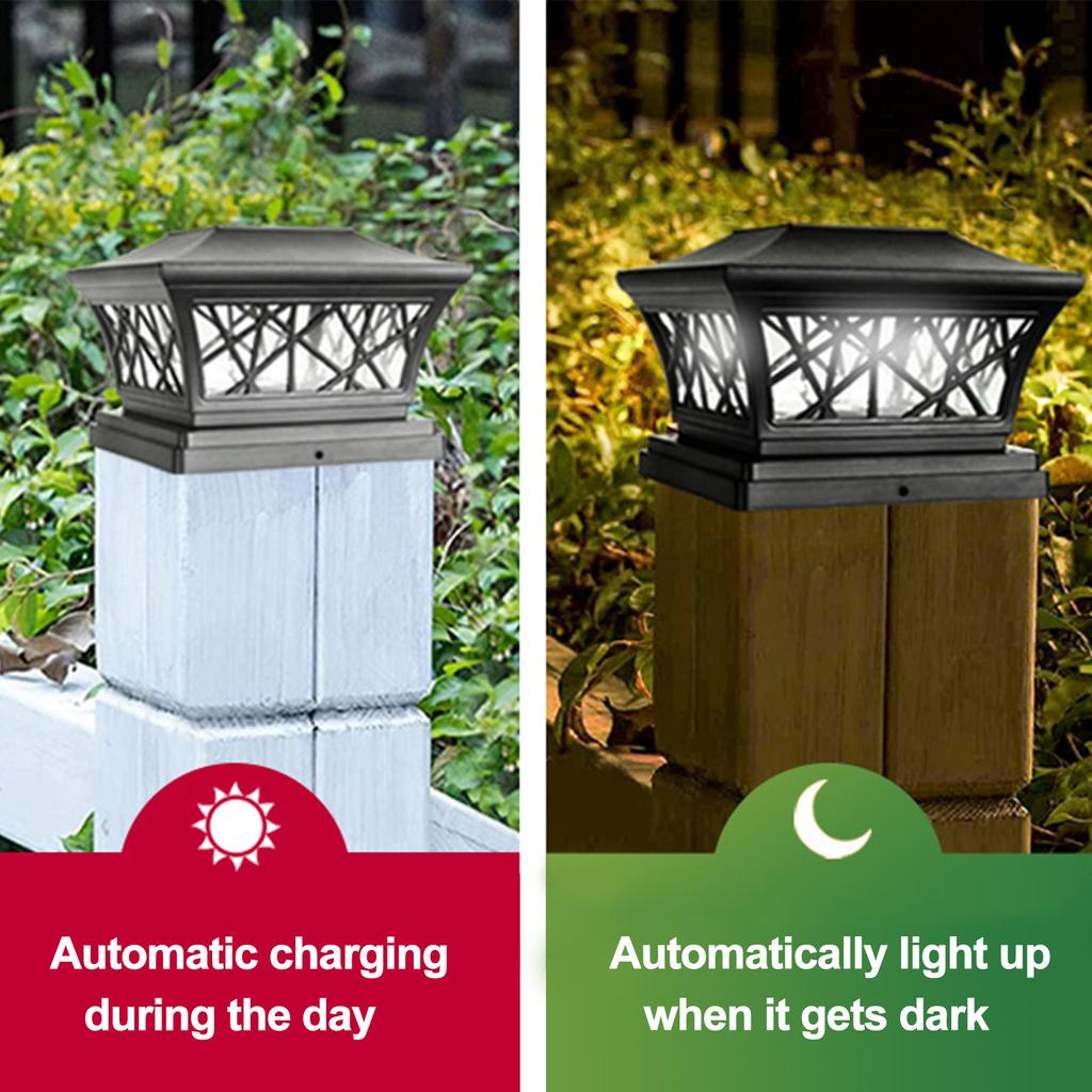 Outdoor Solar Post Lights, Outdoor Fence Post Solar Lights, Solar Decks Fence Post Lights