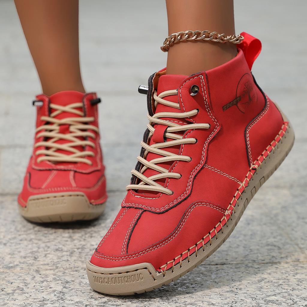Women's Microfiber Casual Shoes Fashion Men's Driving Shoes Men's Lace Up Flat Shoes Comfortable Loafers