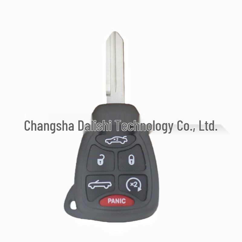 Chrysler Remote Replacement Car Key Shell with Small Buttons & Battery Holder