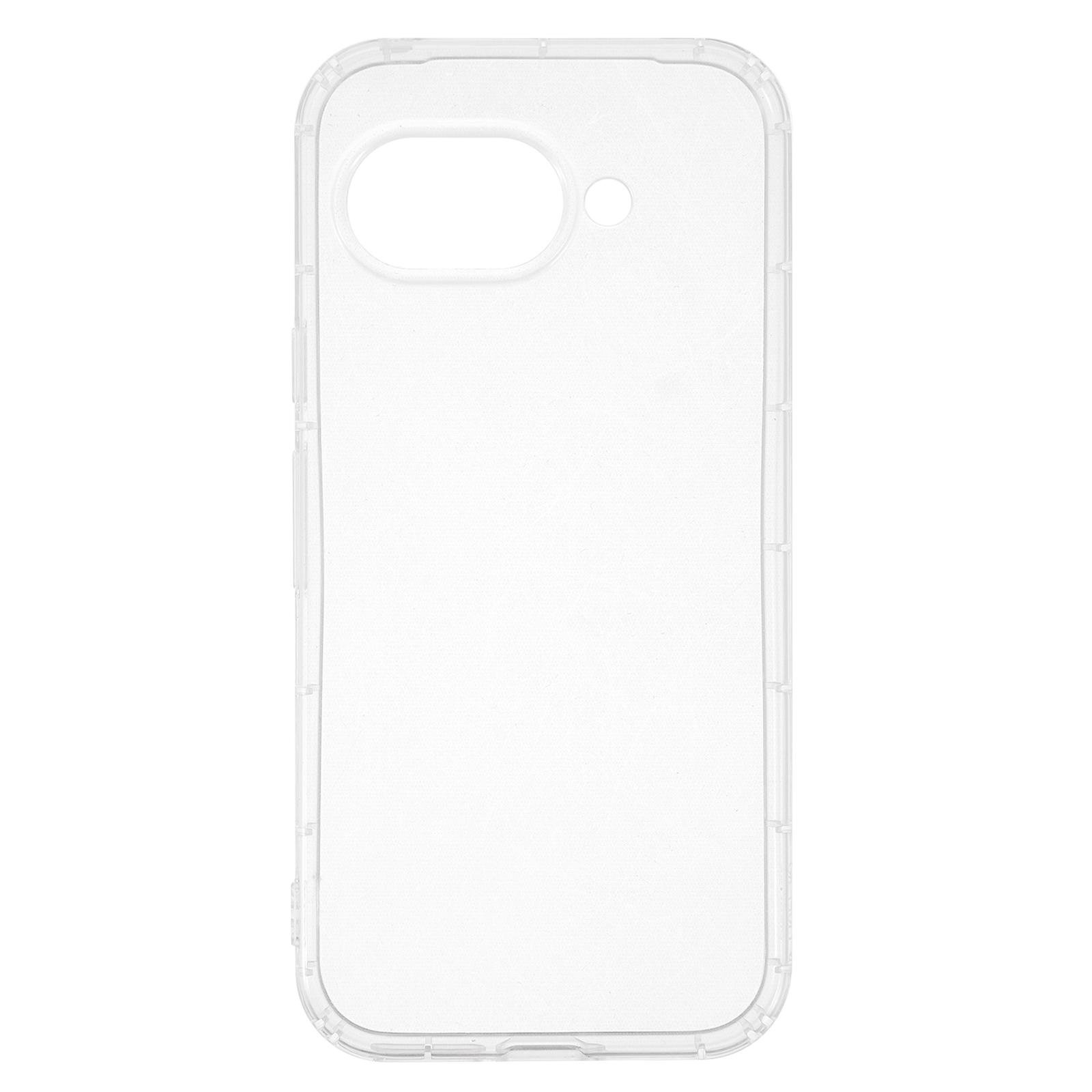 

For Google Pixel 9a Case Transparent TPU Phone Cover Airbag Protection As Shown A