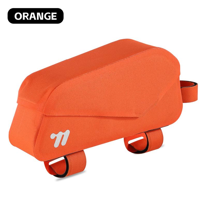 WEST BIKING Bicycle Magnetic Lid Top Tube Bag With Bolts Mounted & Straps MTB Road Bike Waterproof  Front Frame Structured Bag