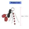 Lovely Keychain Cherry Shape Keyring Hanging Ornaments Bag Charm Bag Pendant Decorations Fashion Car Key Chain