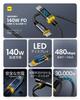AOHI 140W USB C To USB C Cable with LED PD 140W Fast Nylon and Aluminum Data Compatible with MacBook Galaxy and Other Android Devices Display,