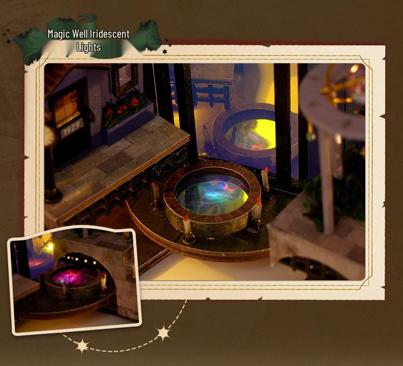 Tianyu DIY Miniatur 3D Buchstützen-Puzzle - Overture Street Montage, Kreatives Geburtstagsgeschenk