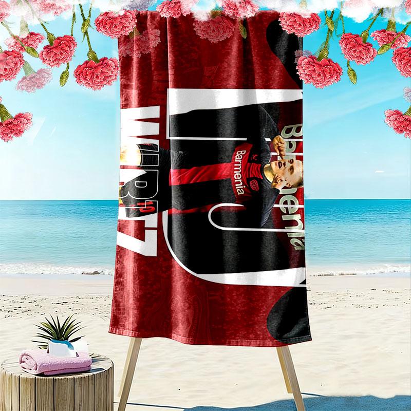 Wirtz Print Beach Towel, Large Soft Quick Dry Towel for Beach Camping Swimming
