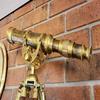Vintage Style Telescope Tripod Stand Antique Brass