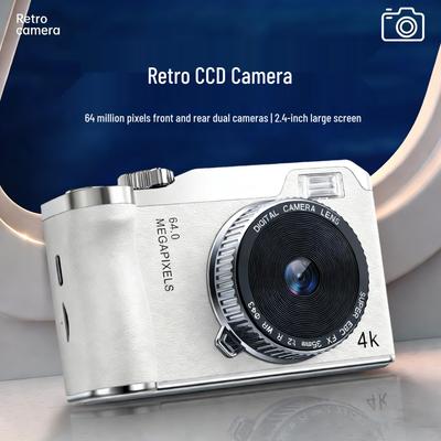 HD Pixel Dual Selfie Retro Mini Mirrorless Camera for Students