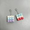 9 Keys Keyboard Fidget Keychain Keyboard Clicker Mechanical Keyboard Keyring Stress Relief Toys Gift For Girlfriend