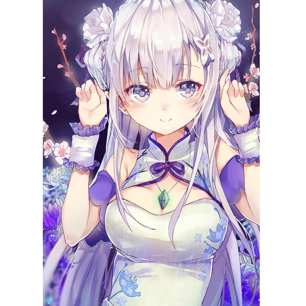 Full Round Drill 5D DIY Diamond Painting "Cartoon Women" 3D Embroidery Cross Stitch 5D Home Decor