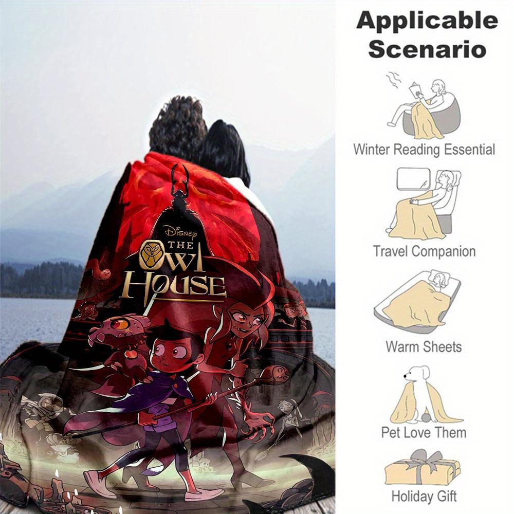 1pc, Disney The Owl House Blanket All Seasons, Living Room, Travel, Camping, Car Blankets