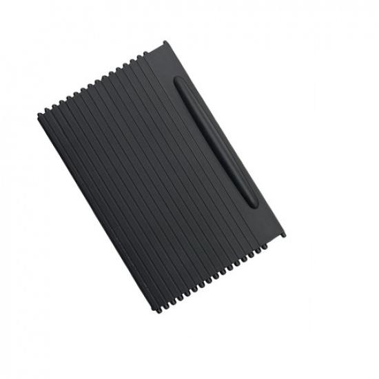 Inner Center Cup Holder Roller Blind Cover For Porsche Cayenne 955 2003-10 Black