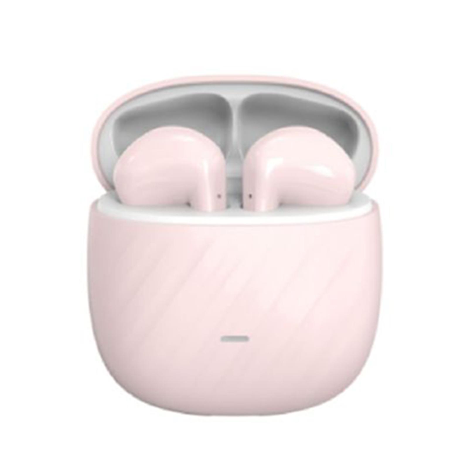 

Беспроводные наушники TWS BT5.3 Легкий и эргономичный дизайн Полувкладыши Стерео Шум розовый