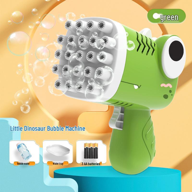 

Rocket Dinosaur Unicorn Bubble Gun: Electric Handheld Bubble Machine Toy for Kids