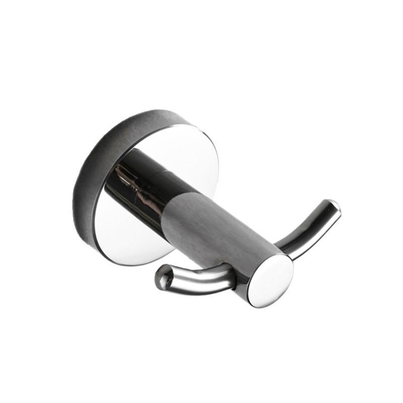 304 Stainless Steel Wall-Mounted Clothes Hook for Bathroom and Entrance - Single Hook for Coats, Hats, and Clothing