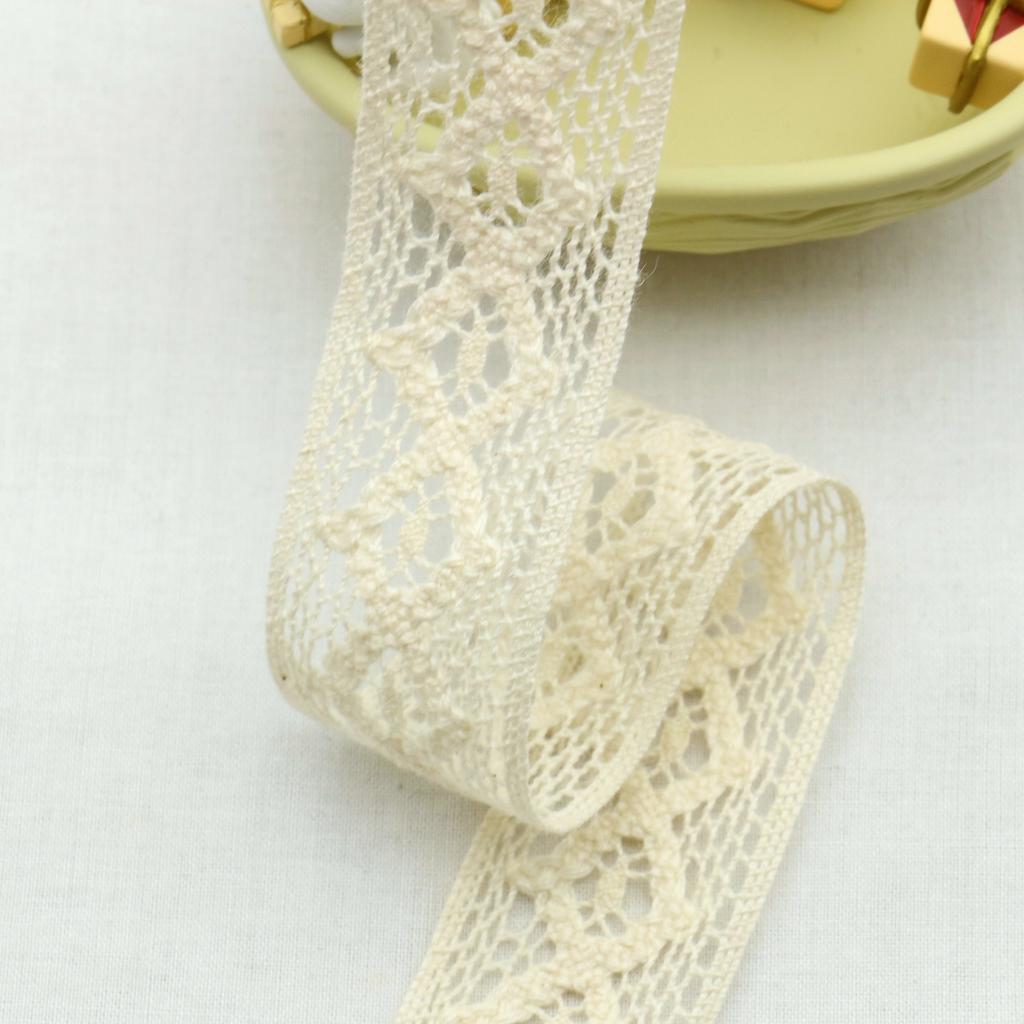 Cotton Thread Lace Tablecloth Handmade Hanfu Decorative Accessories Lace Exquisite Hollow Lace Accessories Lace