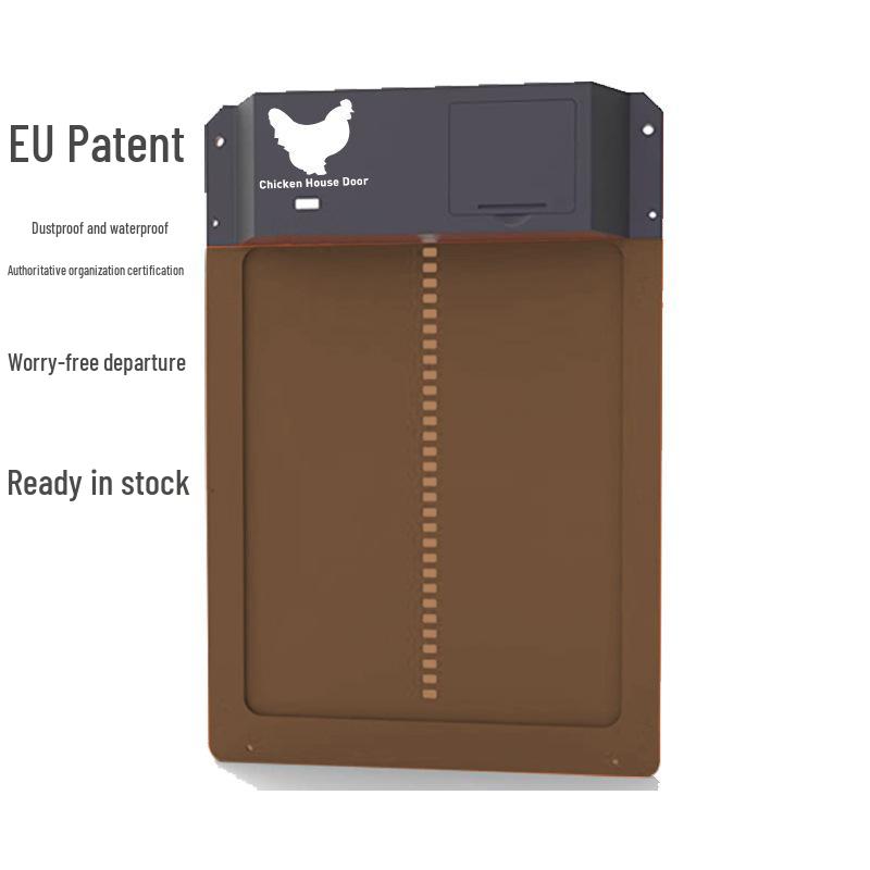 Light-Sensing Automatic Chicken Coop Door for Household Farming