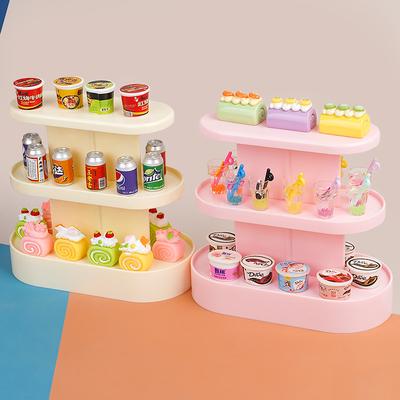 Mini Półka Supermarketowa Sklep Spożywczy Sklep dla Matki i Dziecka Symulacja Miniaturowa Półka Domek dla Lalek Dom do Zabawy Małe Zabawki dla Dzieci