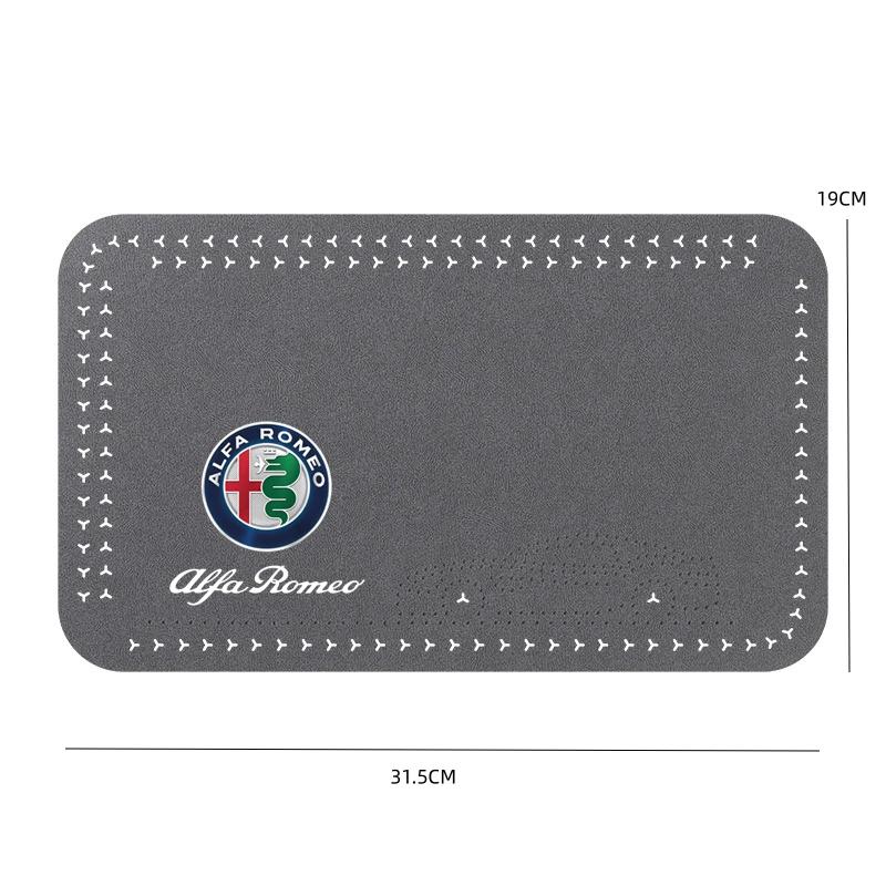 Adesivi per Auto Per Bracciolo Auto Alfa Romeo Tappetini Universali per Braccioli Auto Scatola Portaoggetti Tappetini Per Alfa Romeo 159 156 Stelvio 147
