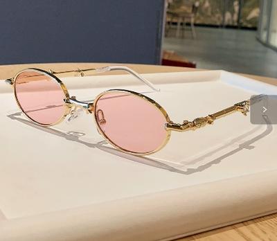 Round Frame Outdoor Sunglasses UV Protection Lightweight Metal Frame Durable Design Suitable for Summer Activities