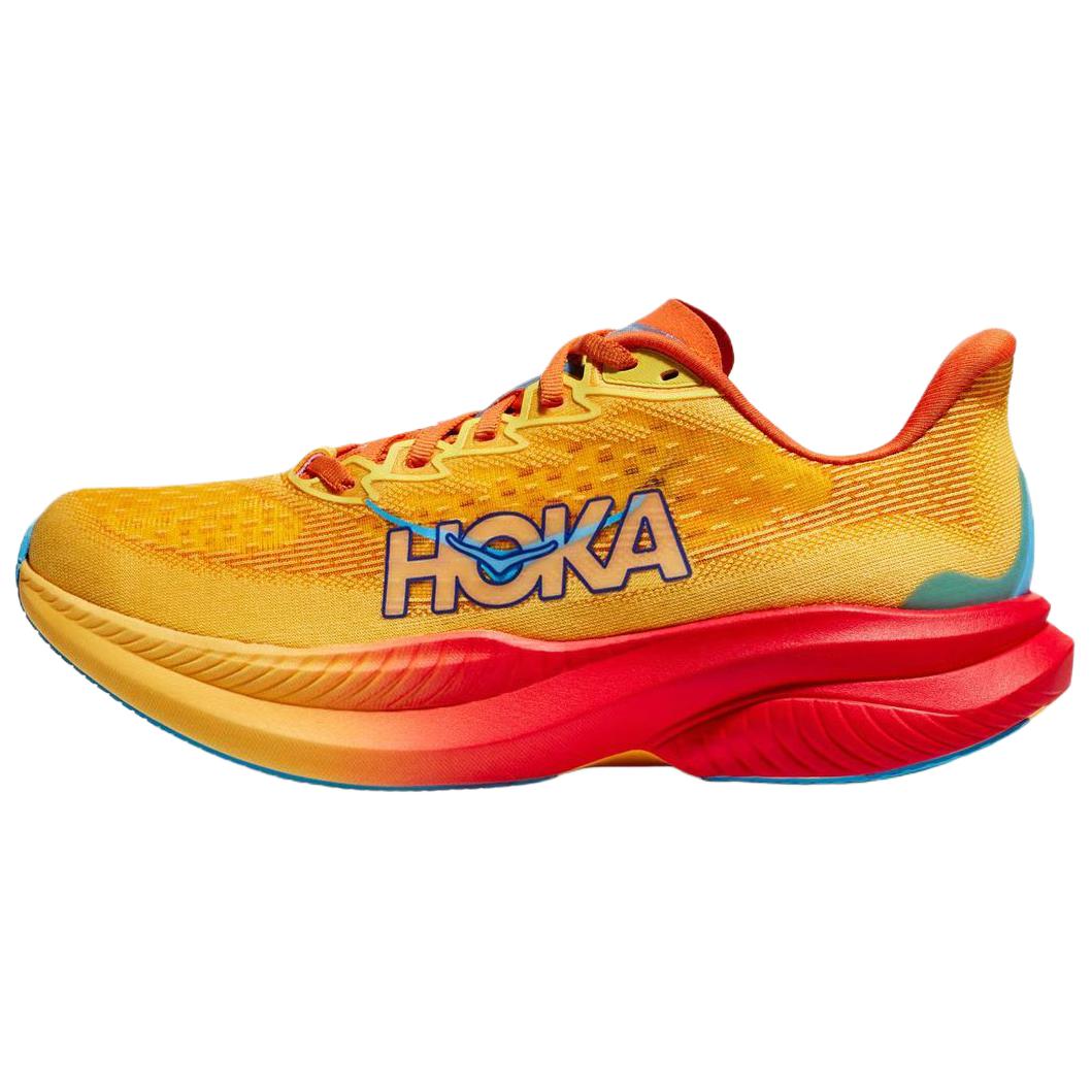 HOKA ONE ONE MACH 6 Breathable Lightweight Running Shoes Women s Orange Red 1147810-PYS 36⅔