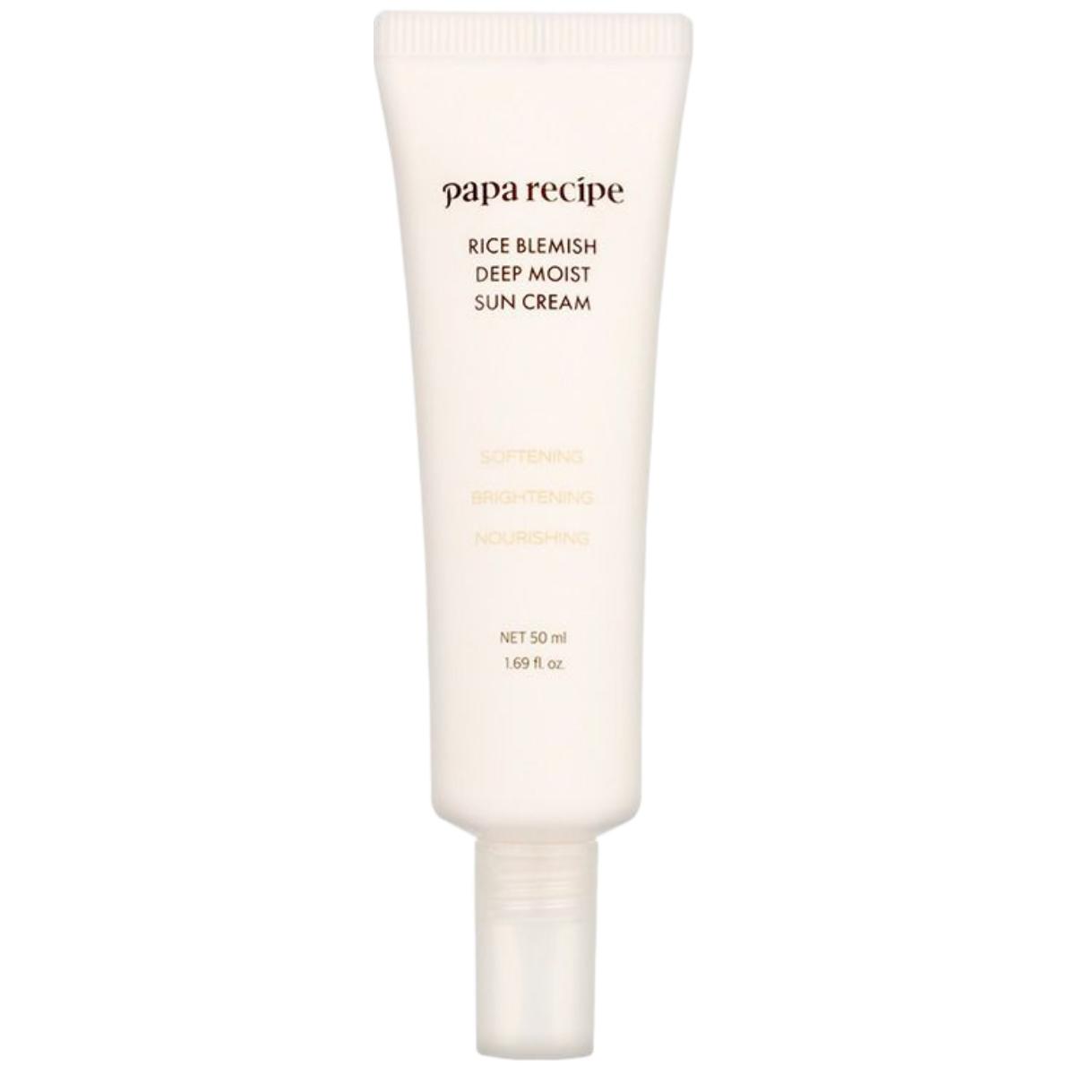 

Papa Recipe Rice Blemish Deep Moist Sunscreen SPF50+ PA++++ Hydrating & Brightening 50ml
