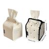 Striped Cotton Standing Tissue Dispenser Easy Cleaning Designs Space Saving Storage Solution for Countertops