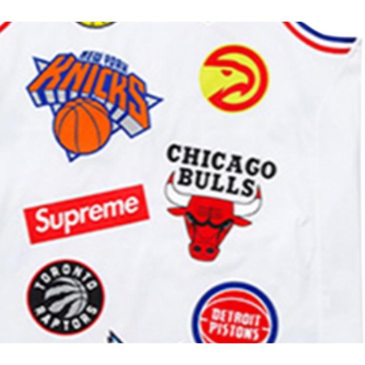 Nike x Supreme x NBA Teams Authentic Jersey 'White' Men's AQ4228-100