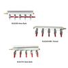 KegLand Barare Gas Line Manifold Splitter 5 Ways 6mm/8mm Barb/MFL Thread Stainless Splitter Home Brewing