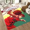 Basketball Dunk Action Square Rugs Are a Great Choice for Living Rooms, Bedrooms, Home Décor, and As Gifts.