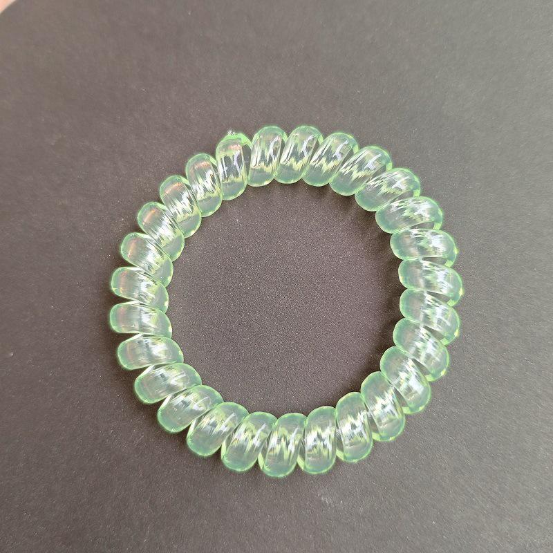Candy-Colored Thick Bracelet-Style Hair Ring: Extra-Large Korean Rubber Band and Spring Headband Ornament