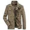 Men's Casual Jacket Pure Cotton Standing Collar Men's Jacket