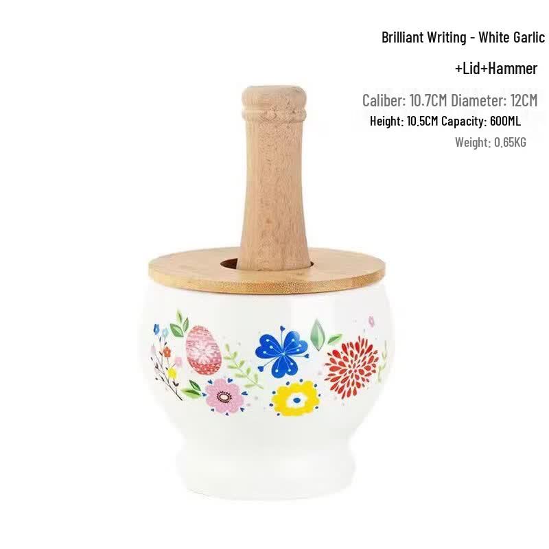 Qiwai Ceramic Mortar and Pestle Set