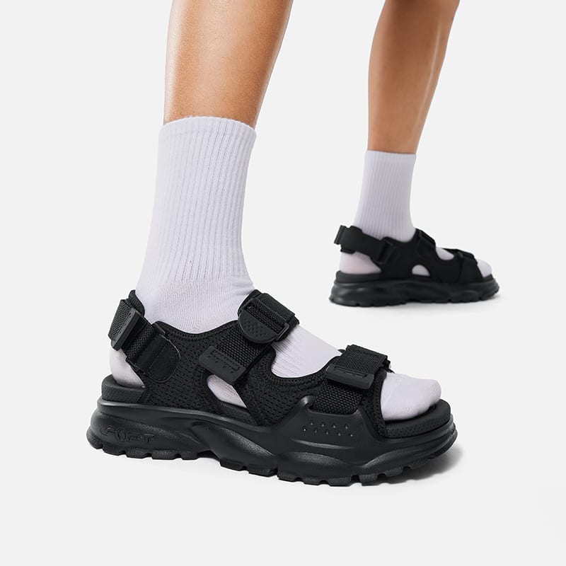 Li Ning SOFT COCA Beach Sandals Men's Black AGUU001-4
