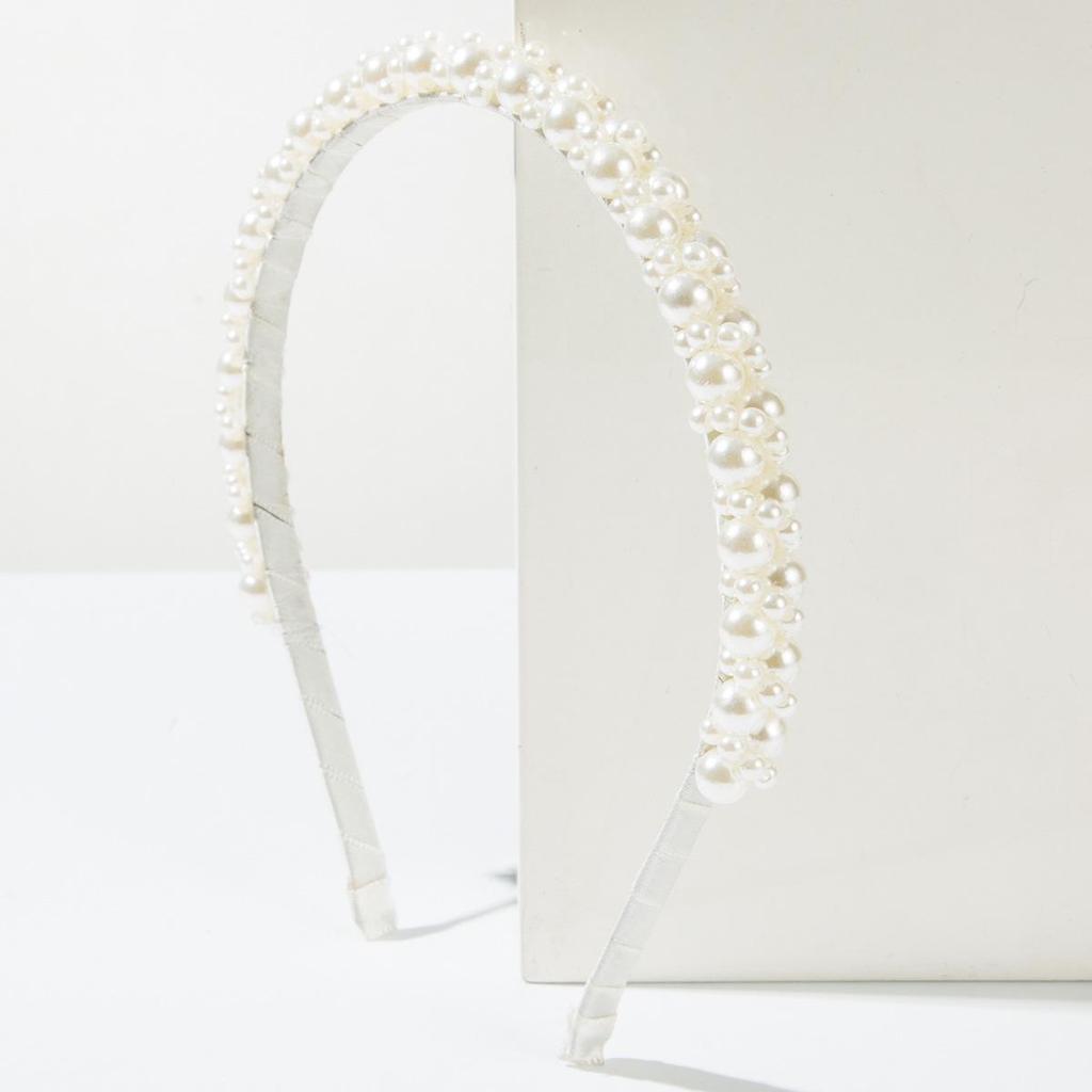 Korean Hand-Wrapped Pearl Headband: French-Style, Versatile, Fairy Forest-Inspired Hair Accessory