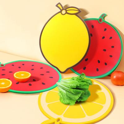1 pz Cartone animato Frutta Anguria Limone A Forma Di Verdura Tagliere Di Plastica Sicuro Per La Casa Cucina Picnic