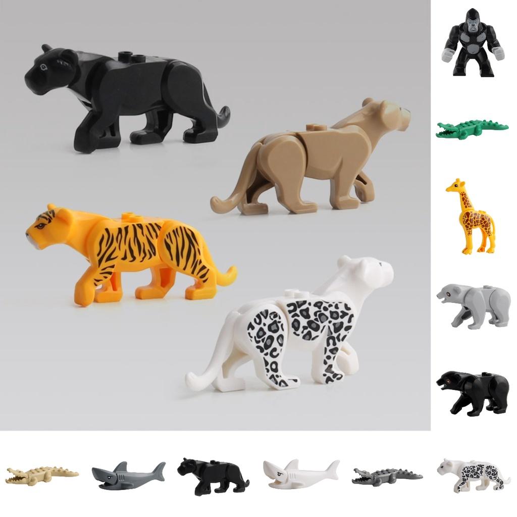 3d Animal Crocodile Building Blocks Diy Plastic Toy Gift For Kids