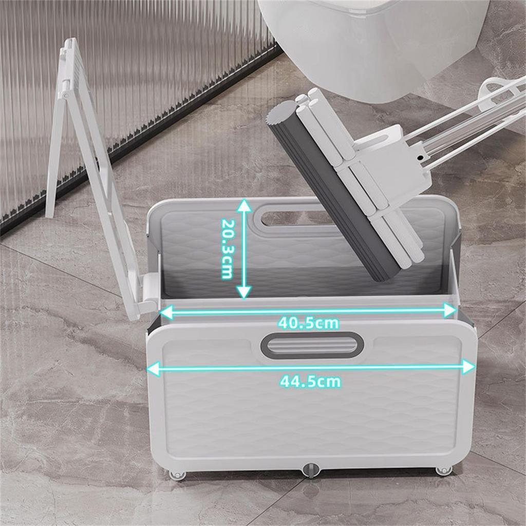 Multi Purpose Rectangular Handy Basket with Wheel for Office Bedroom Fishing Double barrel