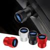 Car Sticker 4PCS Car Emblem Metal Tire Valve Caps Tyre Dust Covers Accessories For Ford ST Line Mk2 Mk4 Mk8 Fiesta Mondeo Shelby