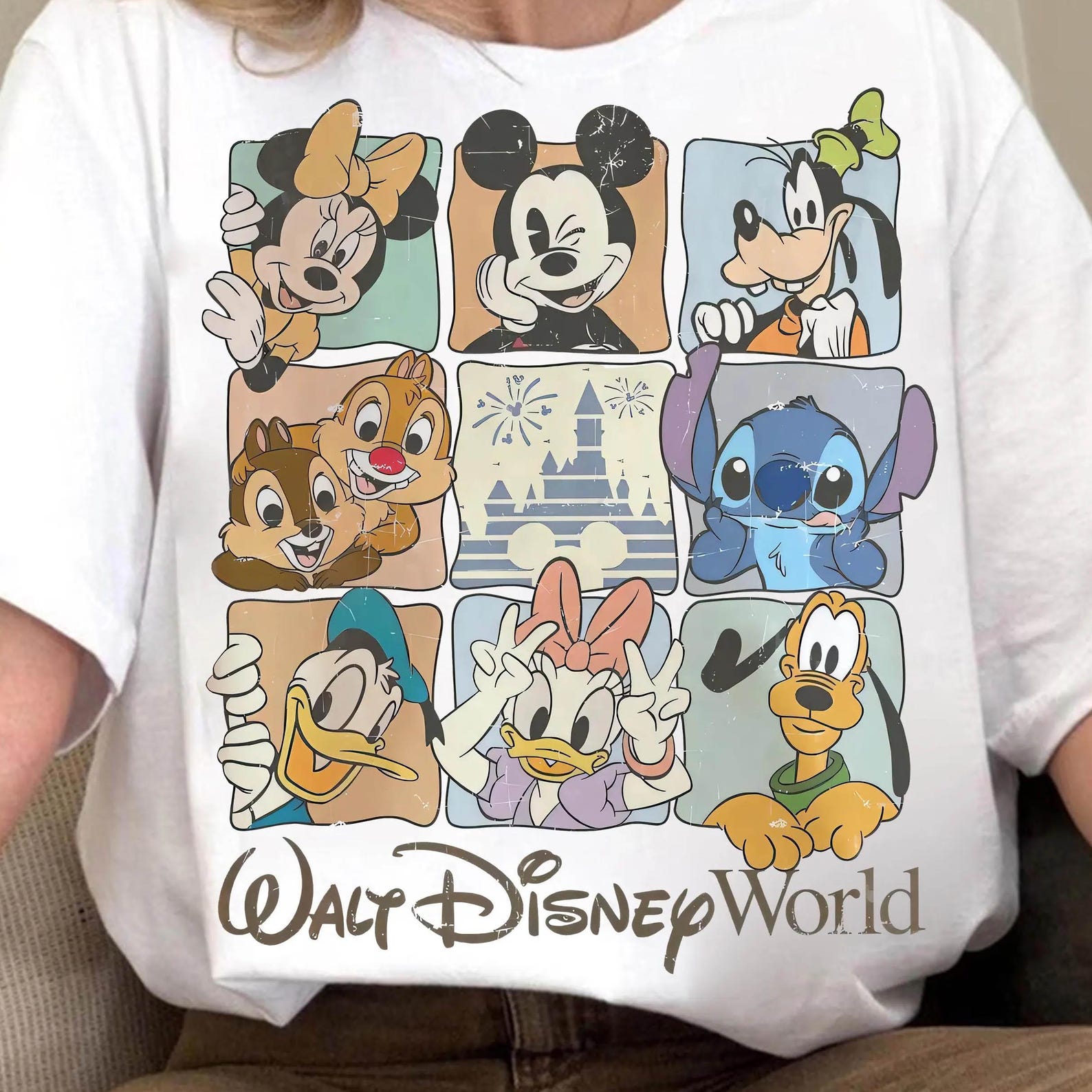 Vintage Comfort Colors Mickey Walt Disney World Shirts, Disney Mickey & Friends Tee, Disneyworld Family Matching Tee, Disney Trip 2026 Shirt L