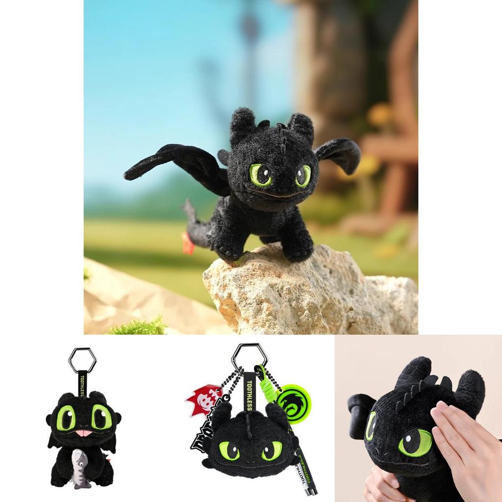 How To Train Your Dragon Nightfury Plush Toy With Embroidery Design For Collectors And Giftgiving