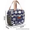 Fashion Handbag Lunch Bag Large Capacity Thermal Waterproof Insulated Bag Kawaii Cute Thickened Thermal Insulation Bag Women