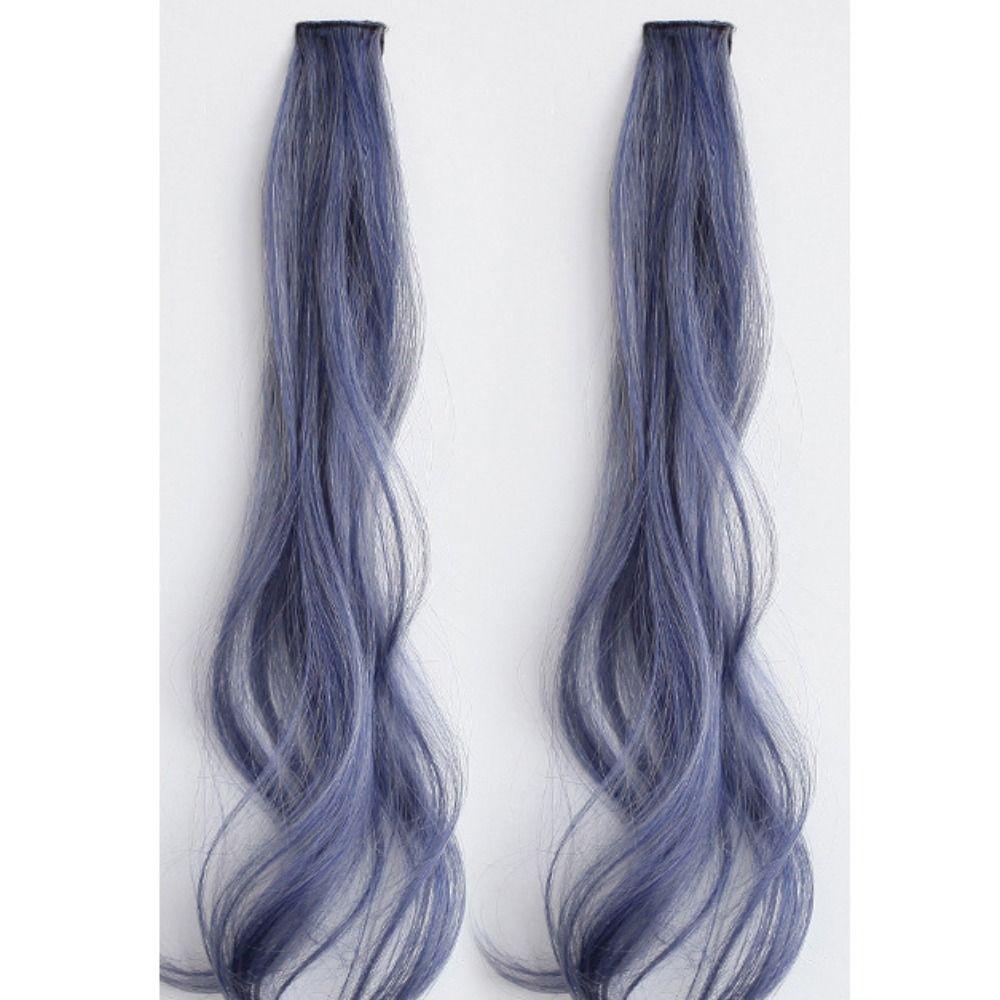 

Волокно 1 пара Радужный подвесной парик для окрашивания кончиков волос Длинный волнистый парик Цветная прядь волос Инструменты для наращивания волос A