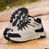 Fashion High Quality Leather Hiking Shoes Durable Outdoor Sport Men Trekking Leather Shoes Lace-Up Climbing Hunting Sneakers