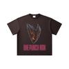 260 GSM Double Yarn 32 Count 100% Cotton One Punch Man V8 Garou Print Unisex Heavy Cotton T Shirt