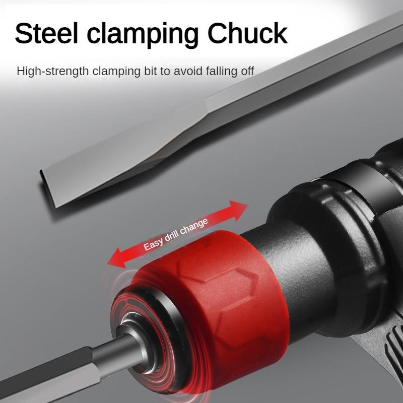 Household Concrete Crushing Electric Hammer Multifunctional Impact Drill Specialized Industrial Electric Drill Tool